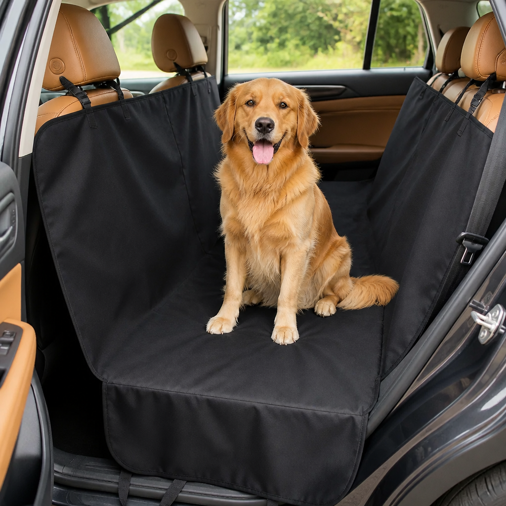 DogBedHouse Waterproof & Non-Slip Car Seat Hammock Cover (Universal Fit)