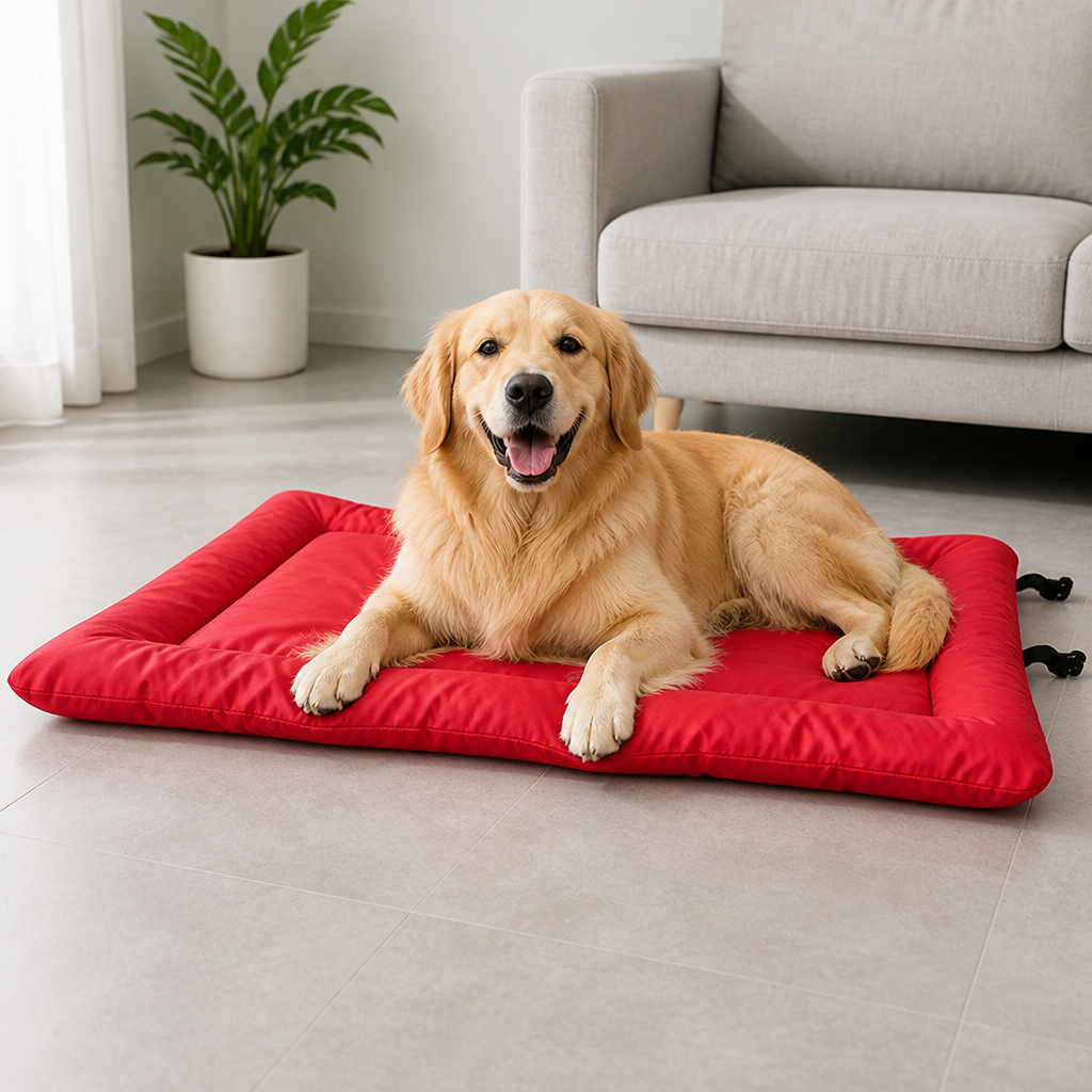 DogBedHouse Waterproof & Non-Slip Foldable Dog Bed (Roll-Up)