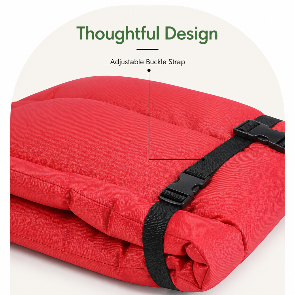 DogBedHouse Waterproof & Non-Slip Foldable Dog Bed (Roll-Up)