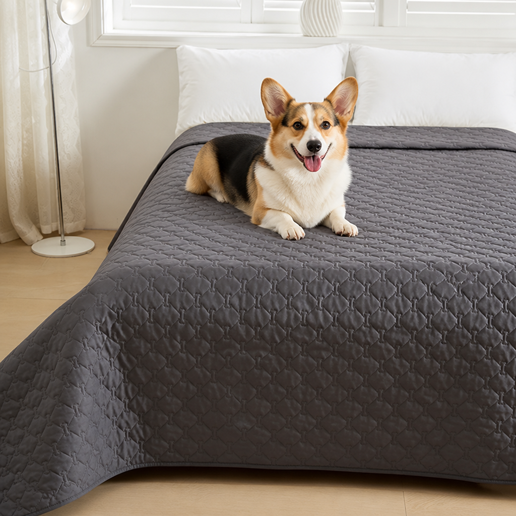 DogBedHouse Waterproof & Non-Slip Quilted Bed Protector