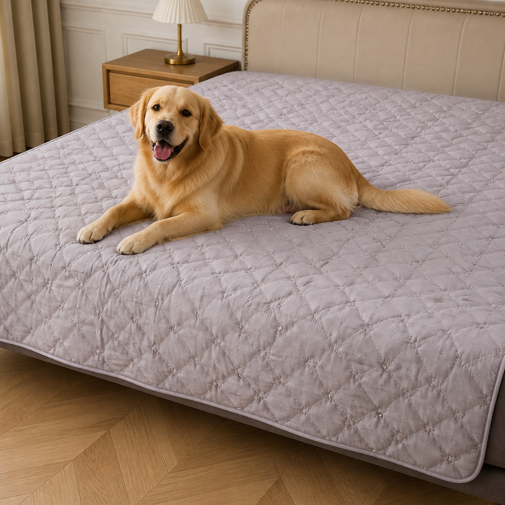 DogBedHouse Waterproof & Non-Slip Quilted Bed Protector