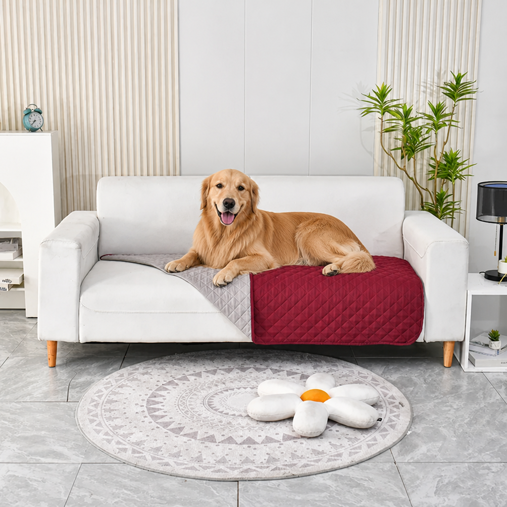 DogBedHouse Waterproof Non-Slip Quilted Sofa & Bed Protector
