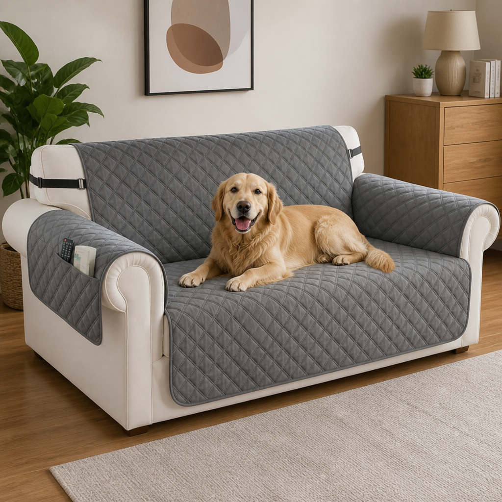 DogBedHouse Waterproof & Non-Slip Sofa Slipcover (1-4 Seater)