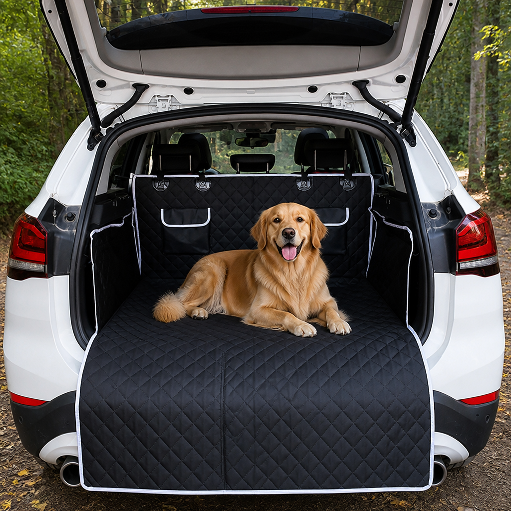 DogBedHouse Waterproof Oxford 600D Padded & Non-Slip Trunk Hammock