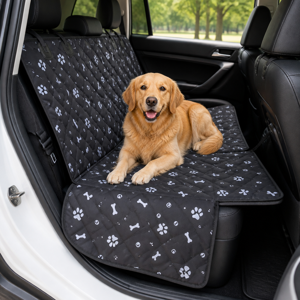 DogBedHouse Waterproof Oxford Foldable Car Seat Carrier