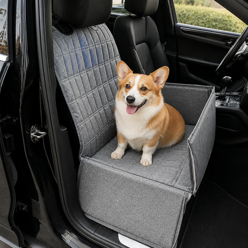 DogBedHouse Waterproof Oxford Foldable Car Seat Carrier