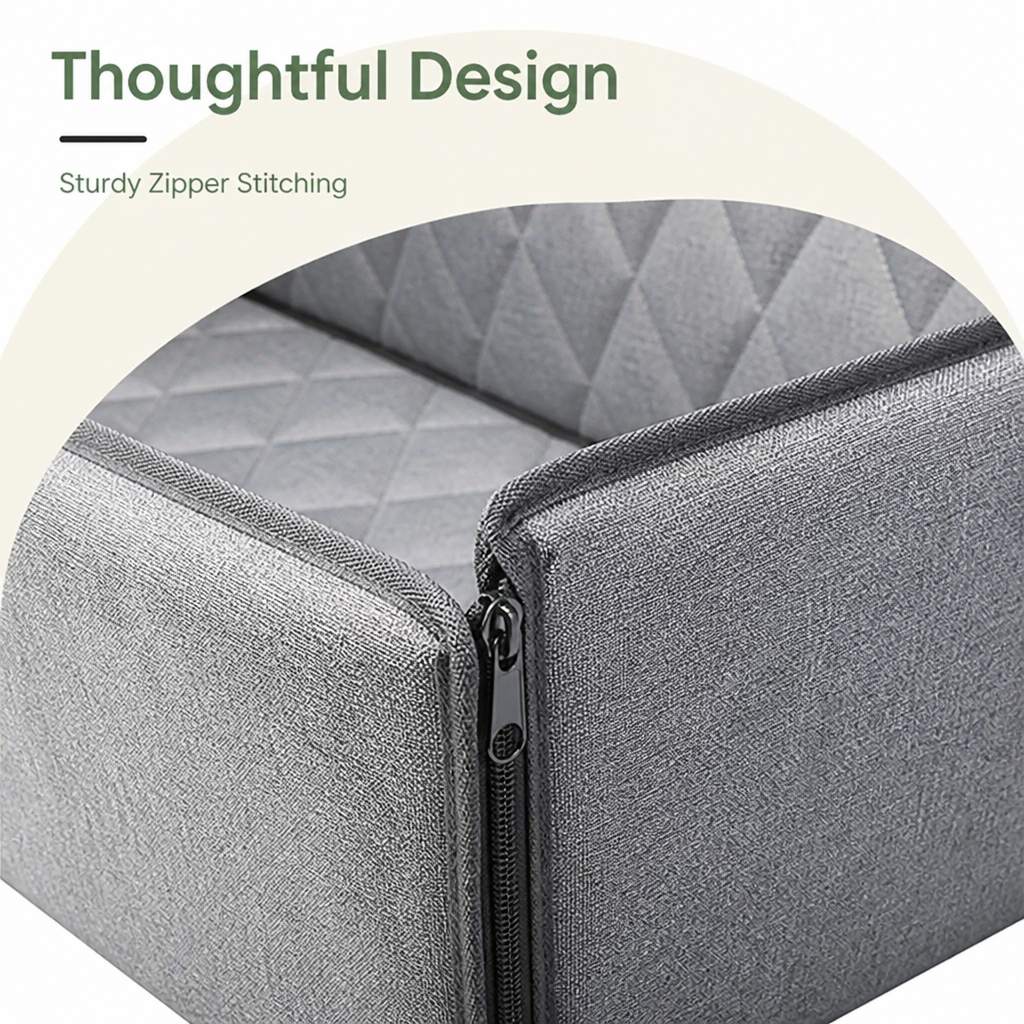 DogBedHouse Waterproof Oxford Foldable Car Seat Carrier