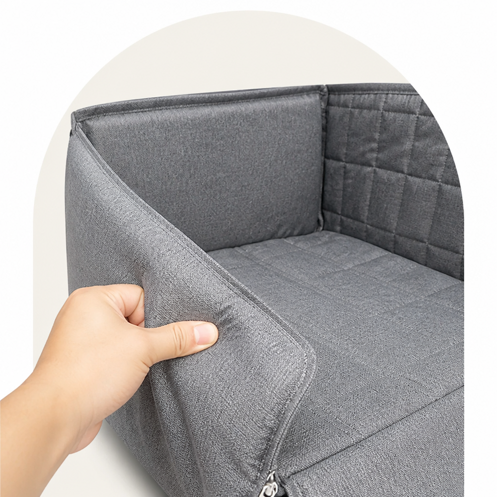 DogBedHouse Waterproof Oxford Foldable Car Seat Carrier