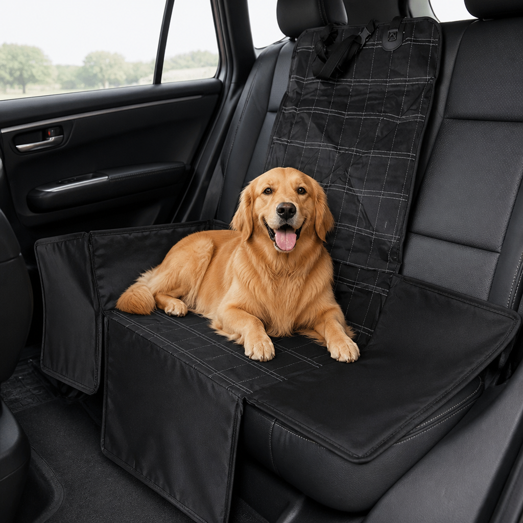 DogBedHouse Waterproof Oxford Foldable Car Seat Carrier