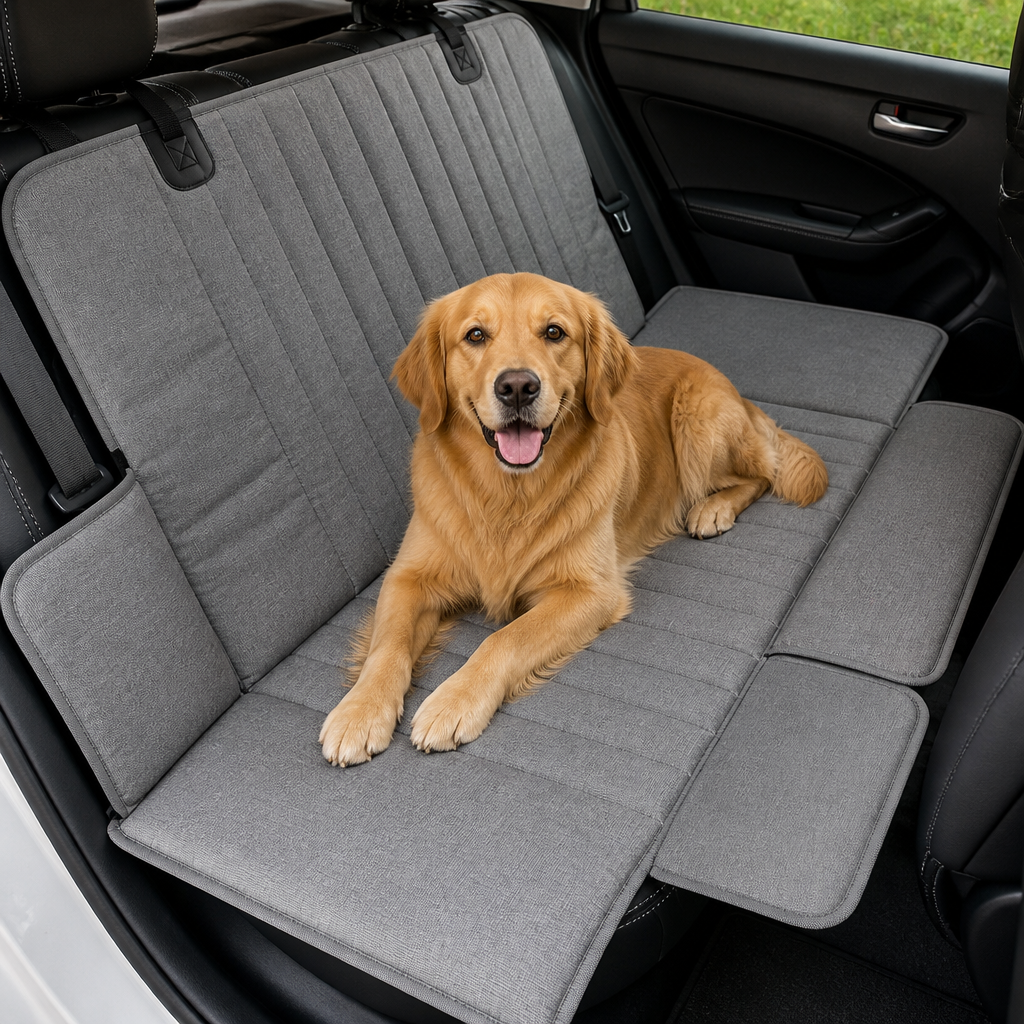 DogBedHouse Waterproof Oxford Foldable Car Seat Carrier