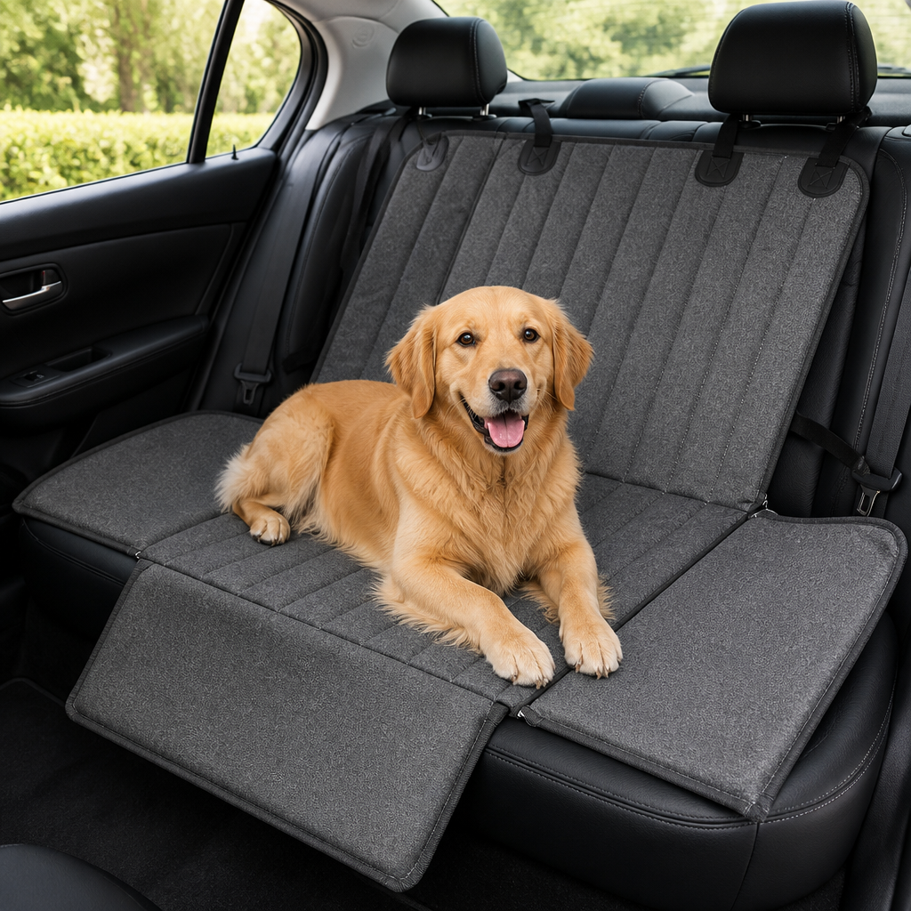 DogBedHouse Waterproof Oxford Foldable Car Seat Carrier