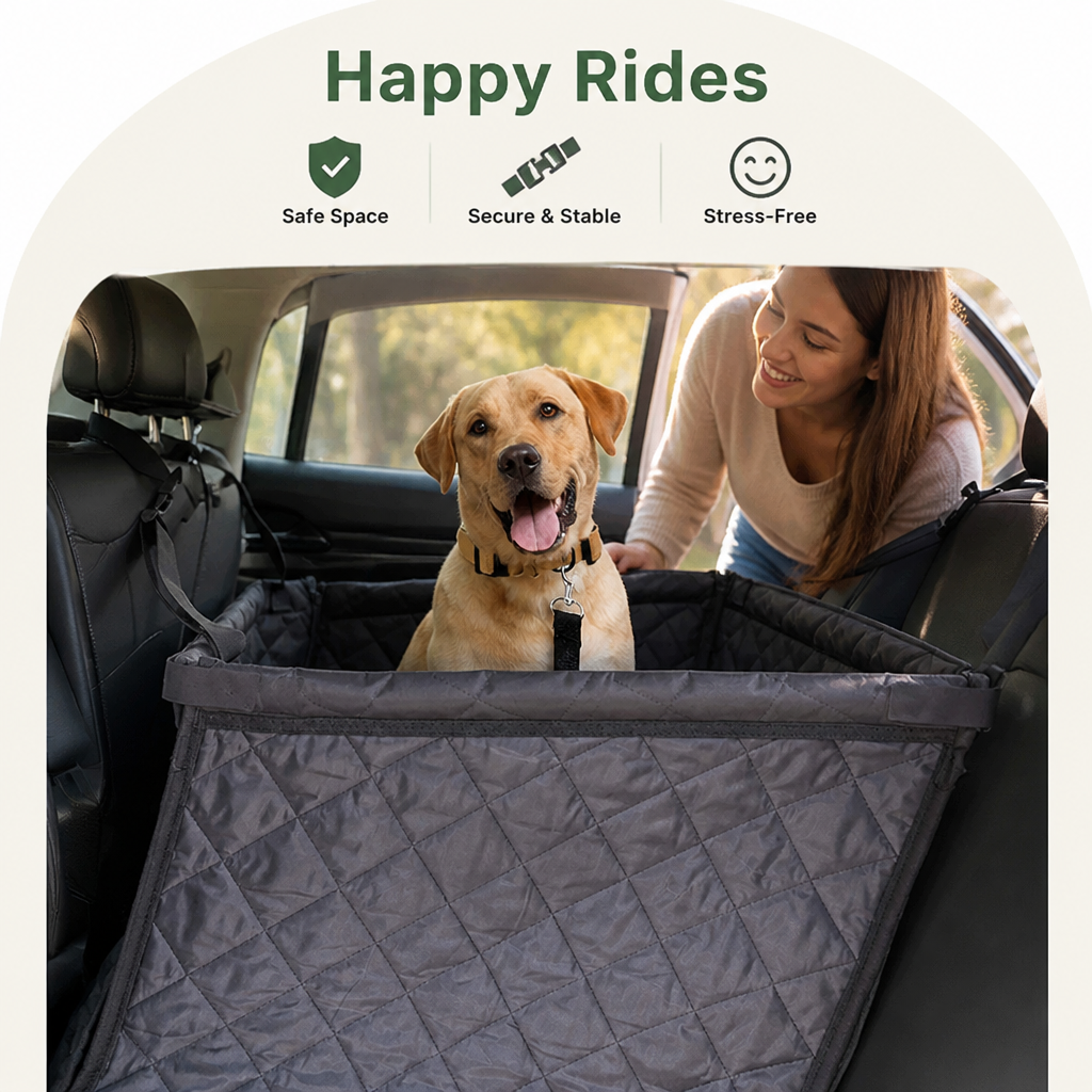 DogBedHouse Waterproof Oxford & Foldable Hammock Car Seat Carrier