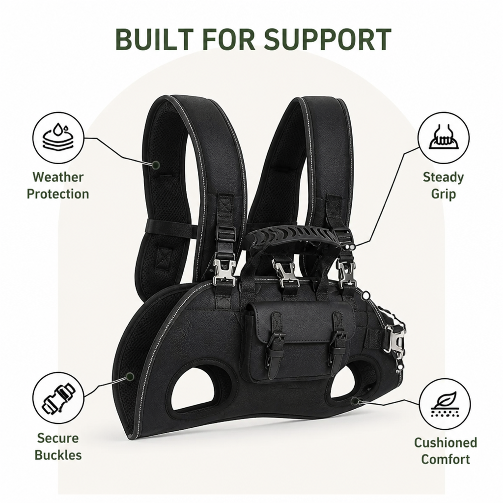 DogBedHouse Waterproof Oxford Full-Body Lift Harness