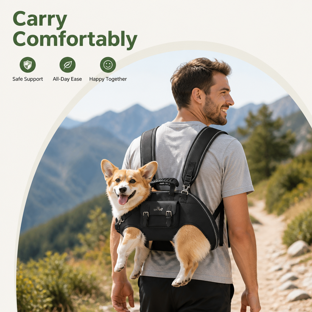 DogBedHouse Waterproof Oxford Full-Body Lift Harness