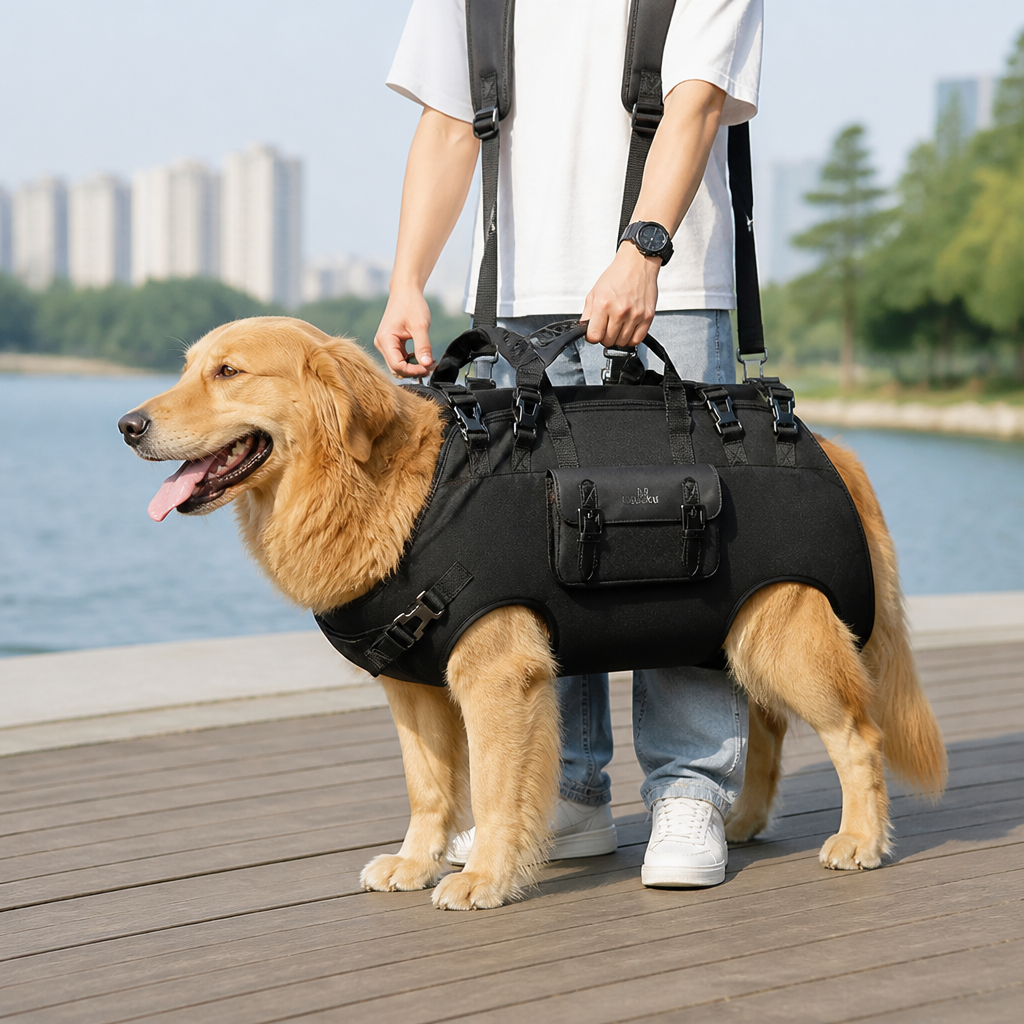 DogBedHouse Waterproof Oxford Full-Body Lift Harness