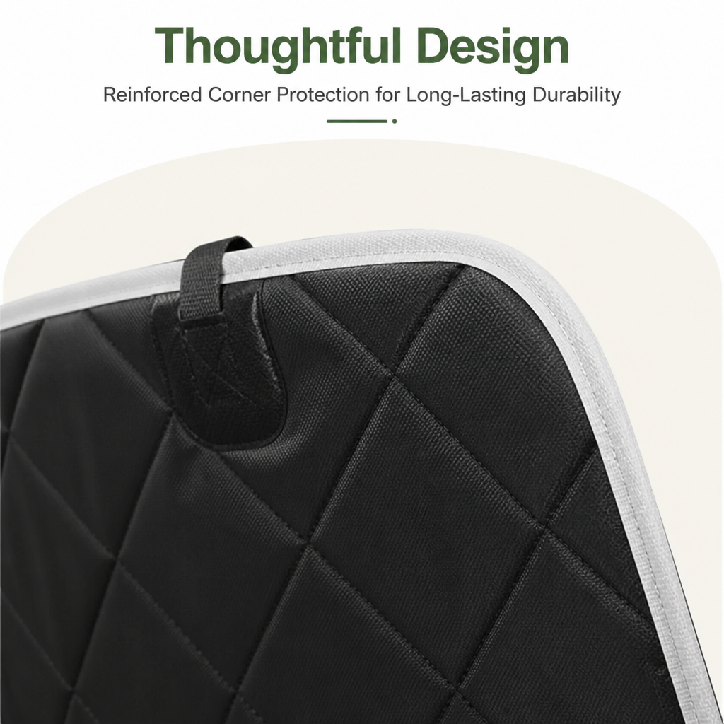 DogBedHouse Waterproof Oxford & Scratch-Resistant Car Backseat Cover (Non-Zippered Mesh)