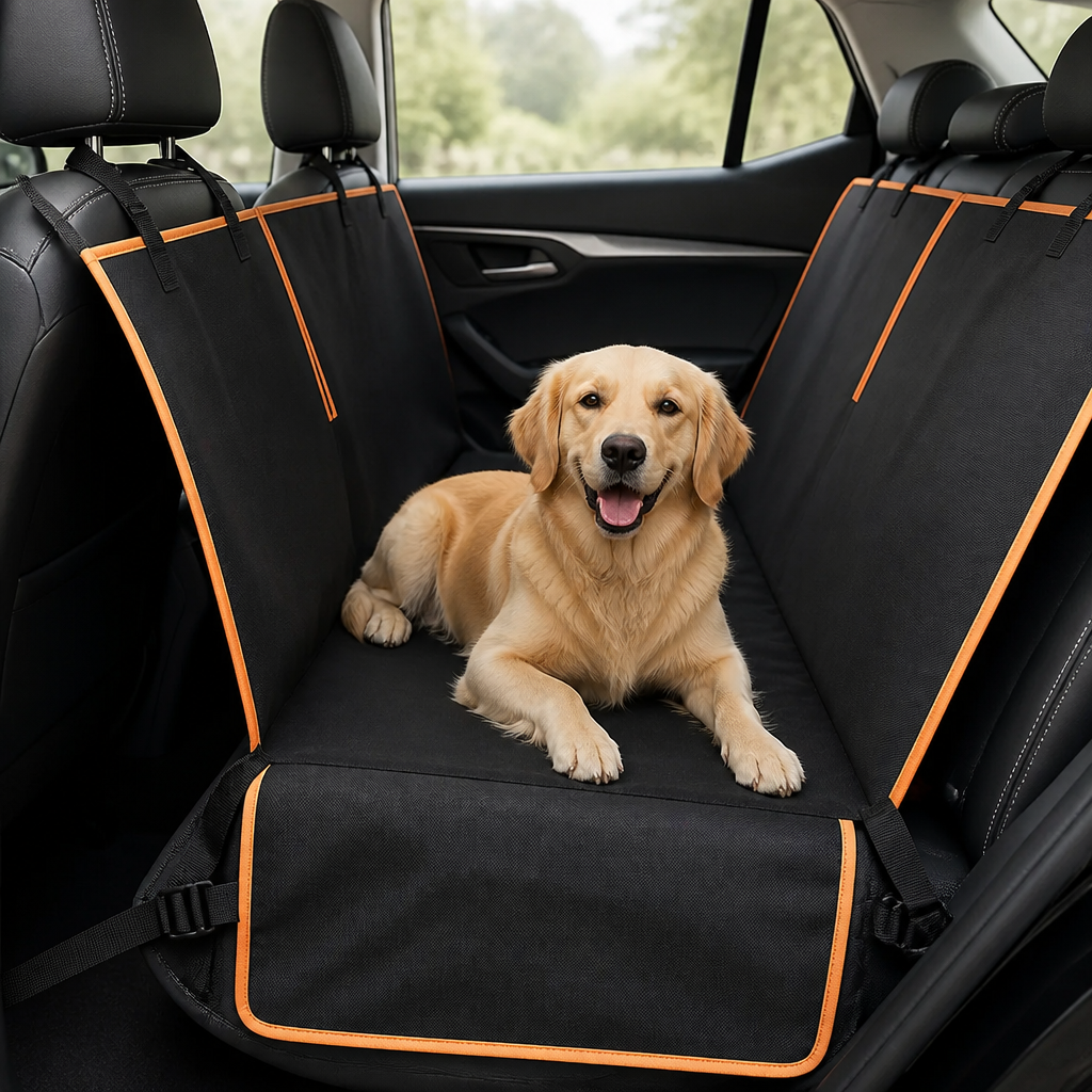 DogBedHouse Waterproof Oxford & Scratchproof Car Seat Cover (Hammock Style)