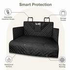 DogBedHouse Waterproof Padded Non-Slip Car Seat Cover (With Storage Bag)