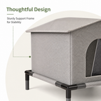 DogBedHouse Waterproof Plush Insulated Pet Cave (Foldable & Washable)
