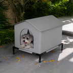 DogBedHouse Waterproof Plush Insulated Pet Cave (Foldable & Washable)