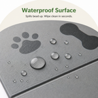 DogBedHouse Waterproof & Quick-Dry Nonslip Pet Feeding Mat