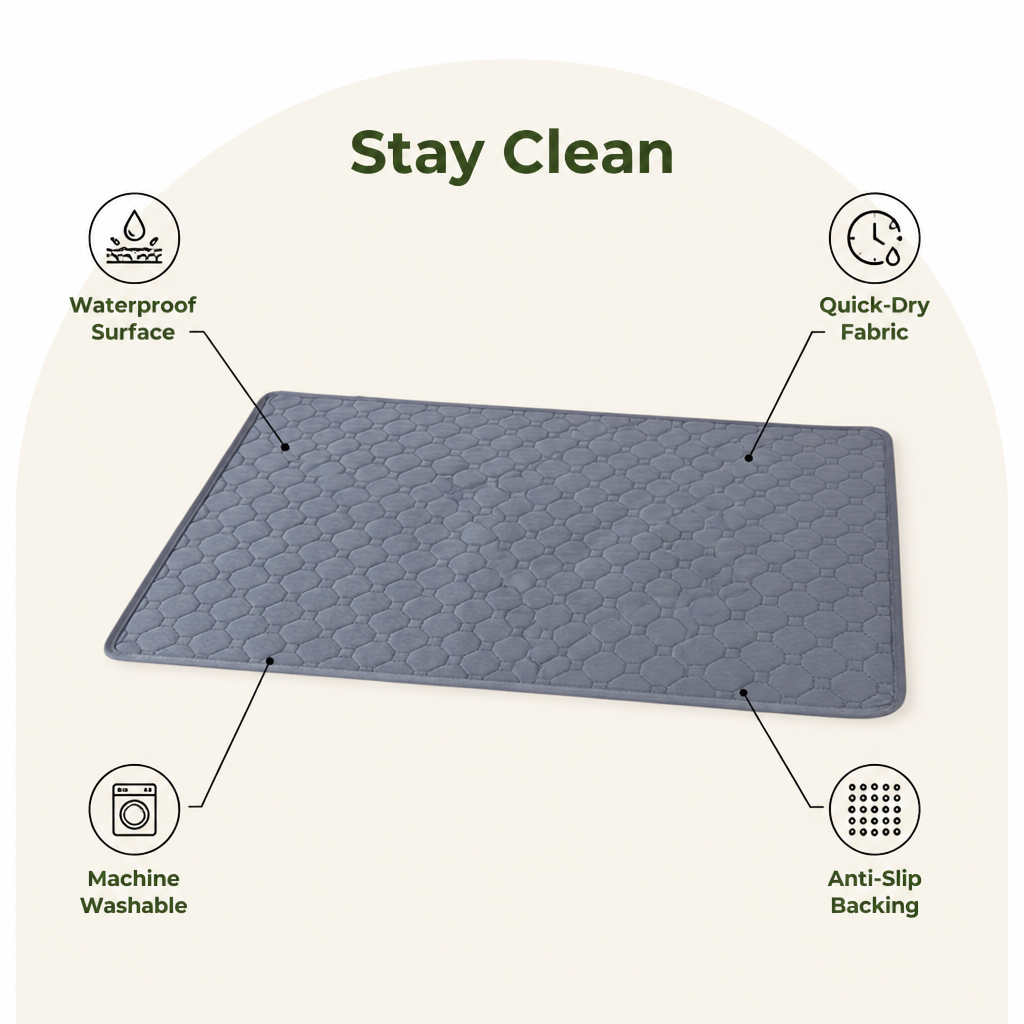 DogBedHouse Waterproof Quick-Drying & Anti-Slip Training Pad