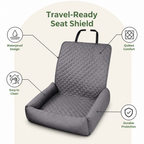 DogBedHouse Waterproof Quilted & Easy-Clean Car Seat Cover