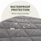 DogBedHouse Waterproof Quilted Fleece-Lined & Non-Slip Sofa Cover