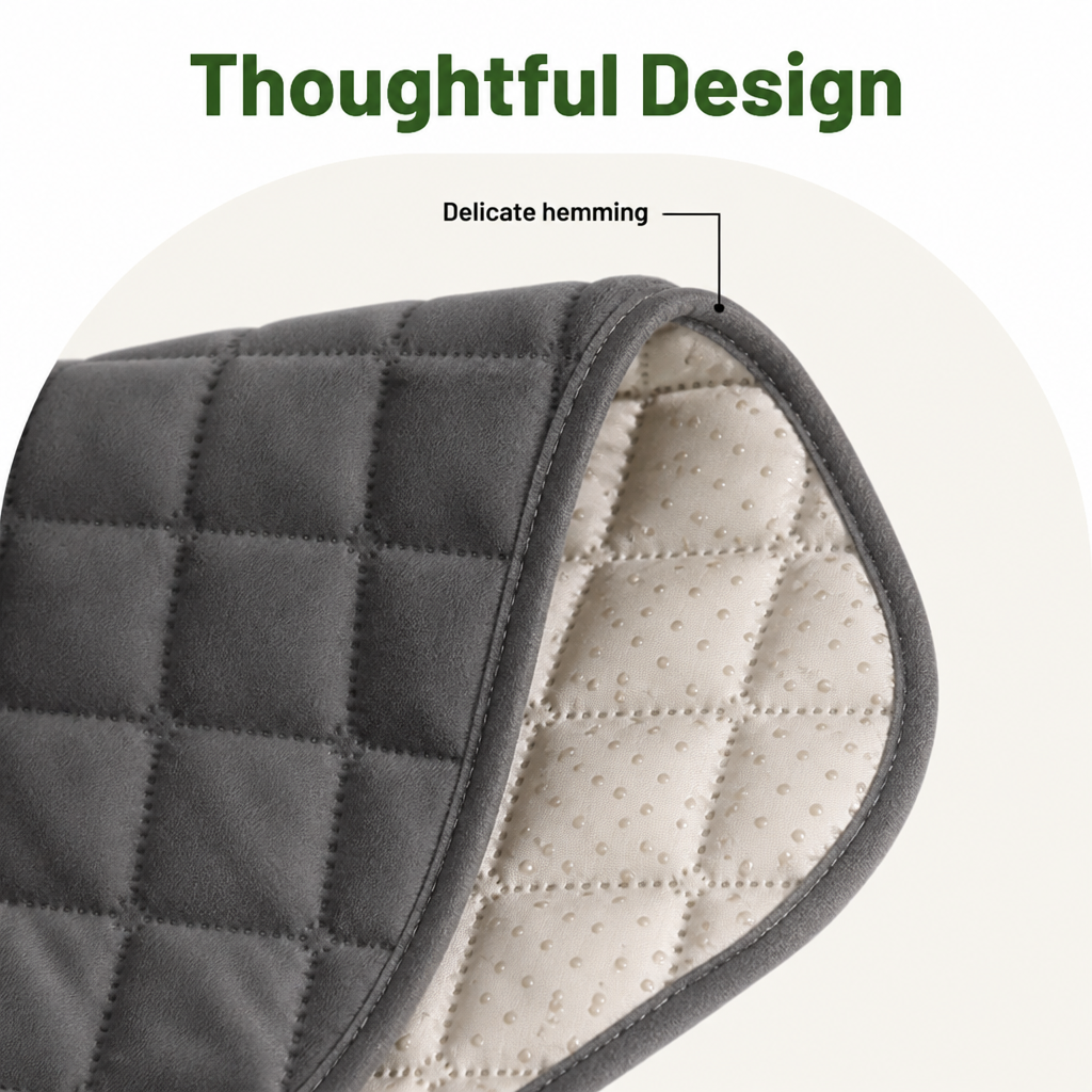 DogBedHouse Waterproof Quilted Fleece-Lined & Non-Slip Sofa Cover