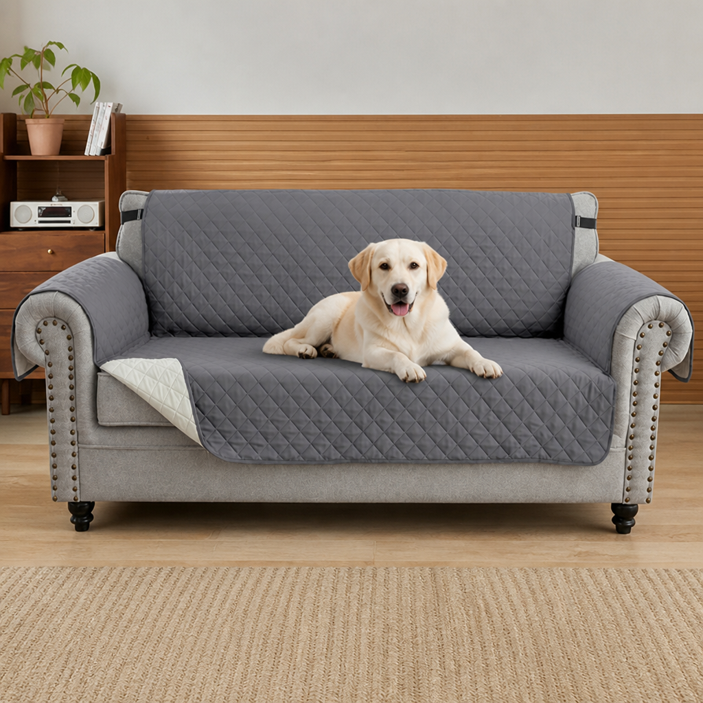 DogBedHouse Waterproof Quilted & Non-Slip Sofa Cover (Fitted)