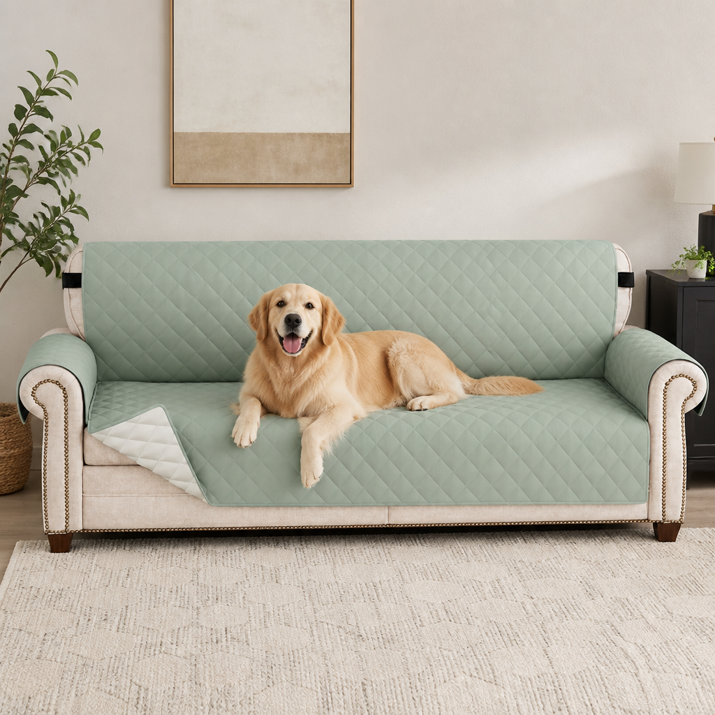 DogBedHouse Waterproof Quilted & Non-Slip Sofa Cover (Fitted)