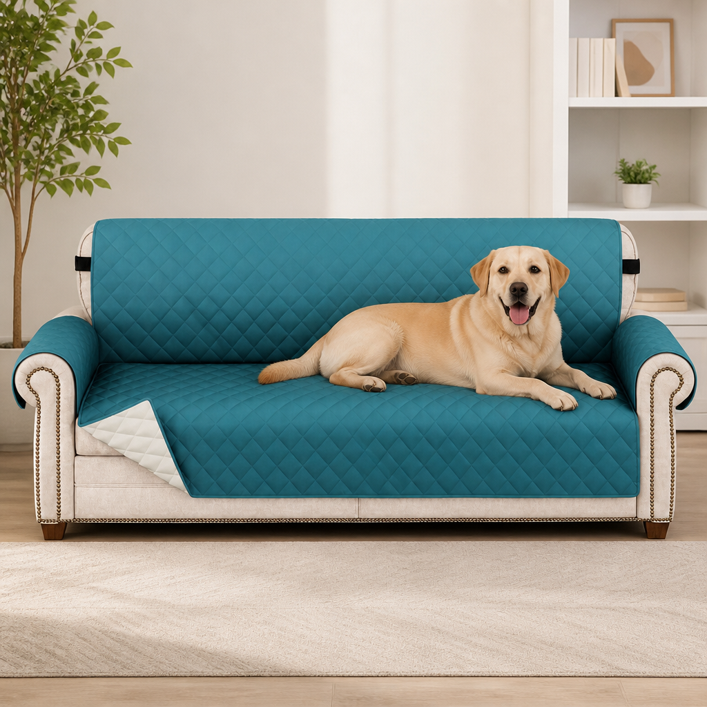 DogBedHouse Waterproof Quilted & Non-Slip Sofa Cover (Fitted)