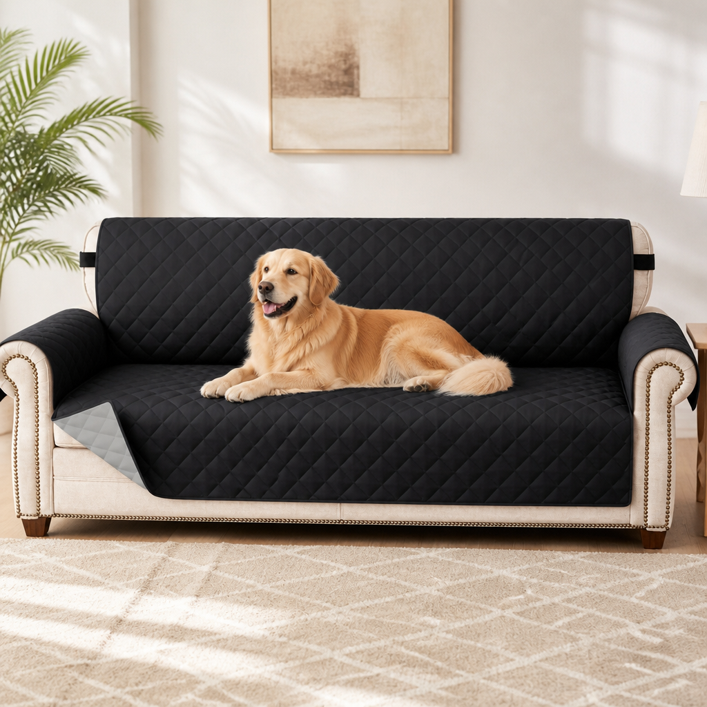 DogBedHouse Waterproof Quilted & Non-Slip Sofa Cover (Fitted)