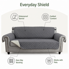 DogBedHouse Waterproof Quilted & Non-Slip Sofa Cover (Fitted)