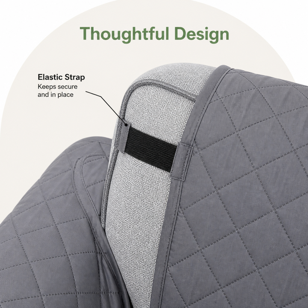 DogBedHouse Waterproof Quilted & Non-Slip Sofa Cover (Fitted)