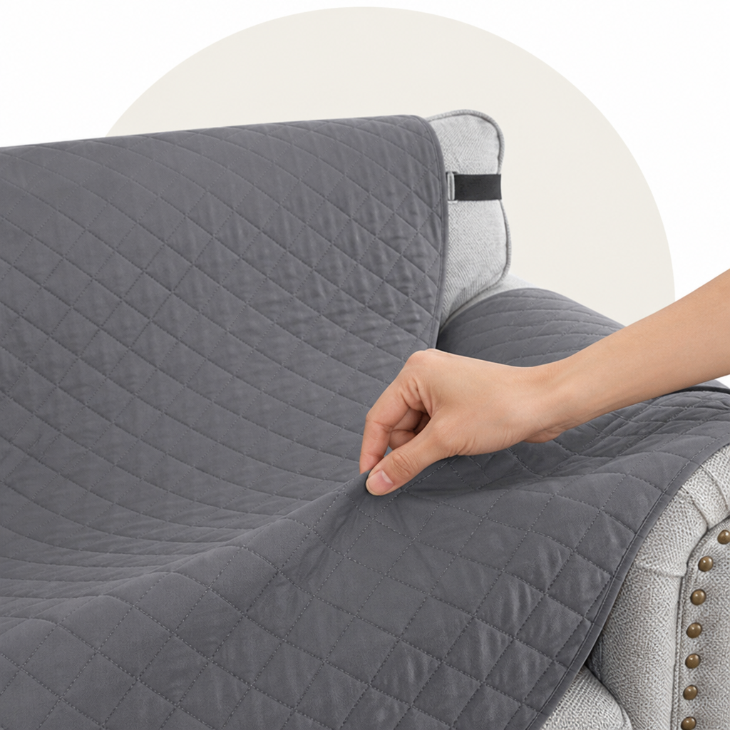 DogBedHouse Waterproof Quilted & Non-Slip Sofa Cover (Fitted)