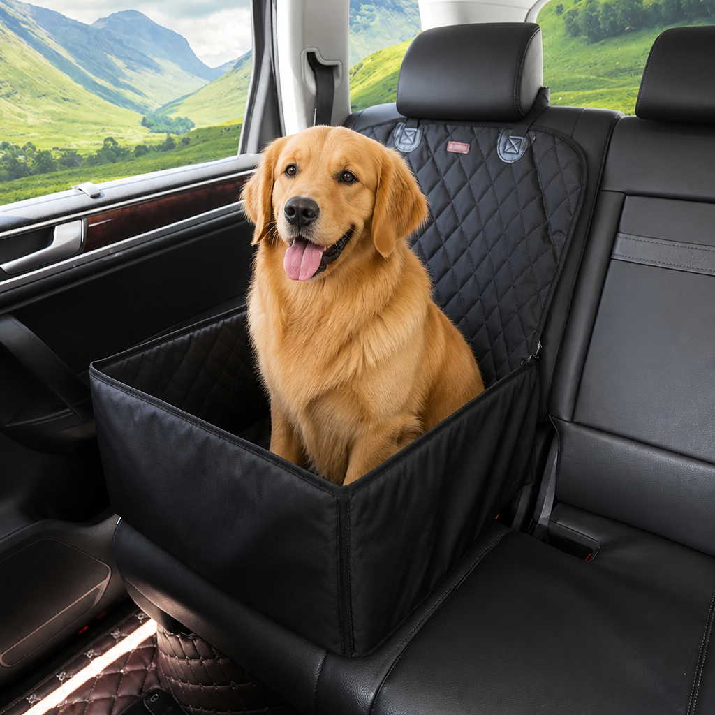 DogBedHouse Waterproof Quilted Oxford Car Seat Hammock