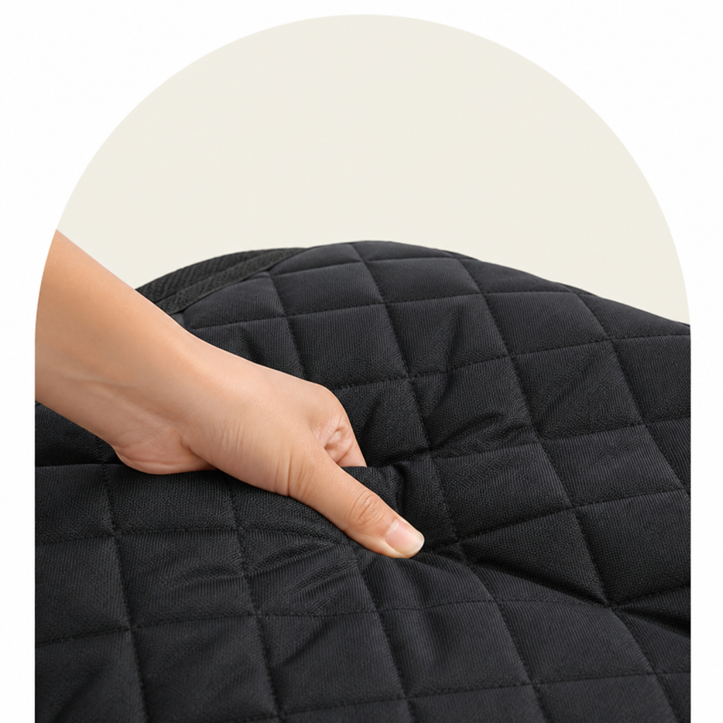 DogBedHouse Waterproof Quilted Oxford Non-Slip Car Seat Cover