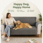 DogBedHouse Waterproof Quilted Stretch Sofa Slipcover (Universal Fit)