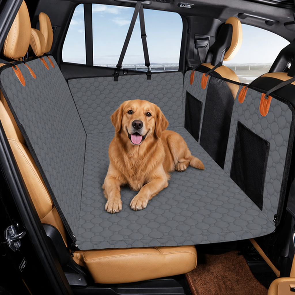 DogBedHouse Waterproof & Scratch-Proof Hammock Car Seat Cover (Removable)