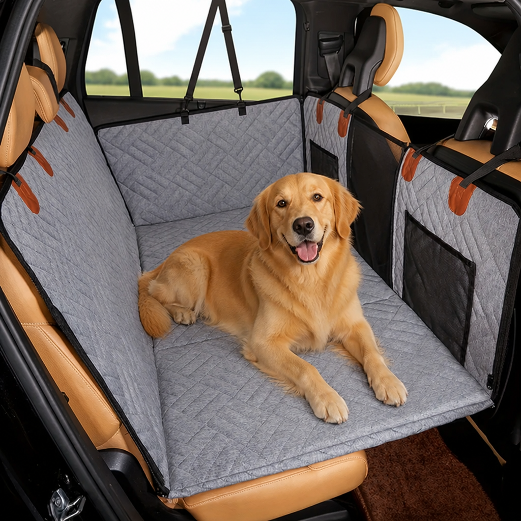 DogBedHouse Waterproof Scratch-Proof Non-Slip Car Seat Cover