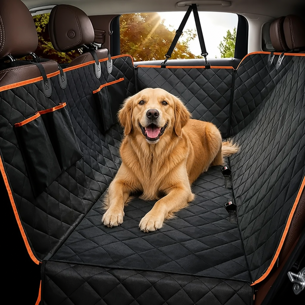 DogBedHouse Waterproof & Scratch-Resistant Hammock-Style Car Seat Cover