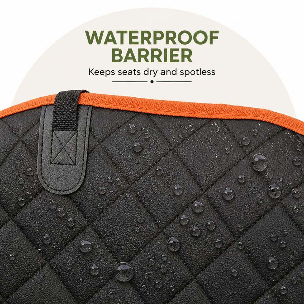 DogBedHouse Waterproof & Scratch-Resistant Hammock-Style Car Seat Cover