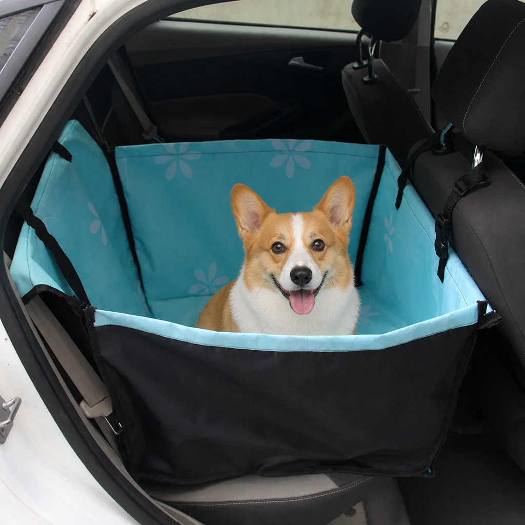 DogBedHouse Waterproof & Scratch-Resistant Oxford Hammock Car Seat Cover (Foldable)