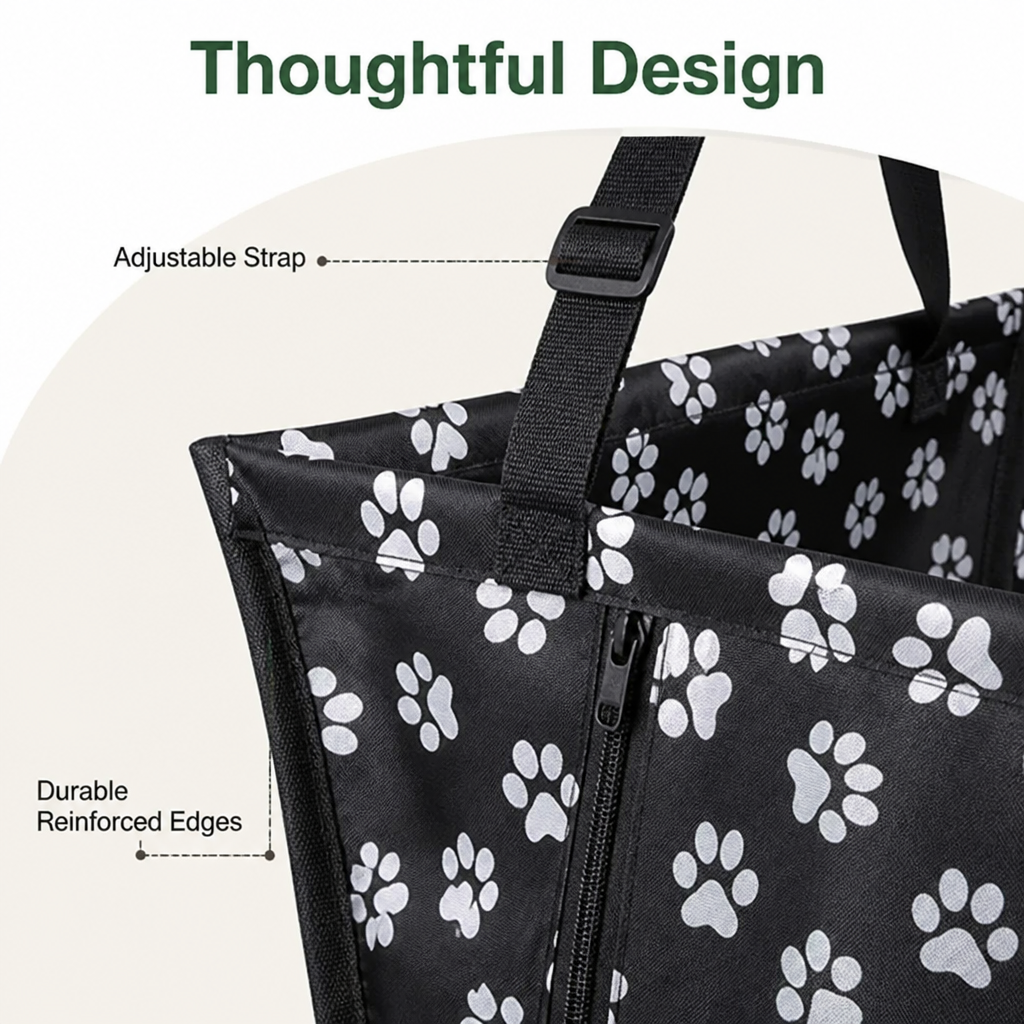 DogBedHouse Waterproof & Scratch-Resistant Oxford Hammock Car Seat Cover (Foldable)