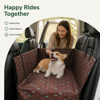 DogBedHouse Waterproof & Scratch-Resistant Oxford Hammock Car Seat Cover (Foldable)
