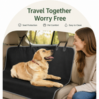 DogBedHouse Waterproof & Scratch-Resistant Padded Oxford Back Seat Hammock (Universal Fit)