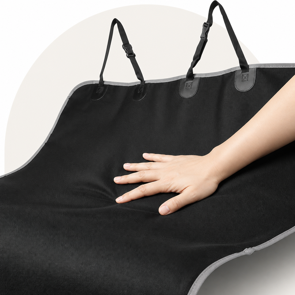 DogBedHouse Waterproof & Scratch-Resistant Padded Oxford Back Seat Hammock (Universal Fit)
