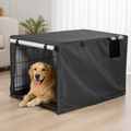 DogBedHouse Waterproof Silver-Coated Crate Cover (Double-Door Ventilation)