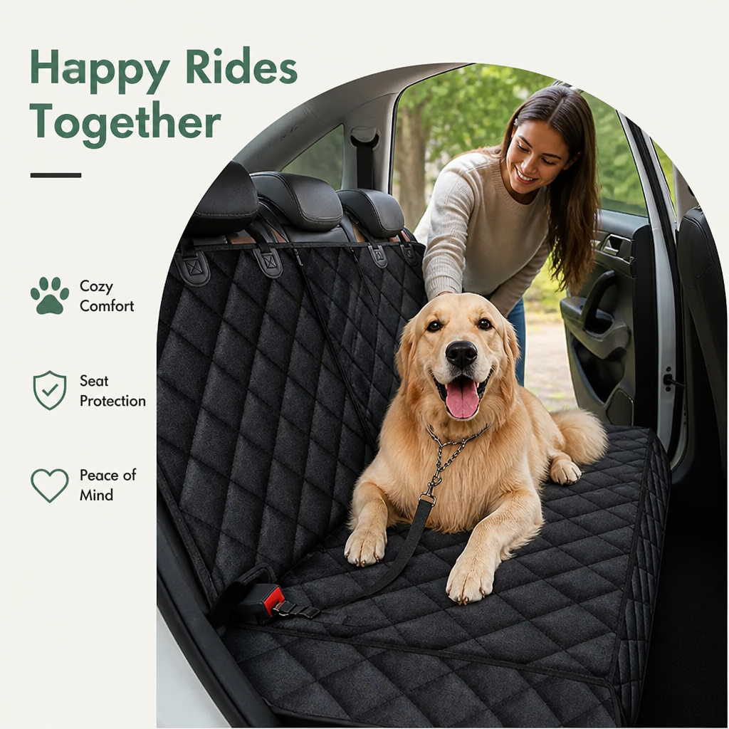 DogBedHouse Waterproof & Stain-Resistant Car Seat Cover